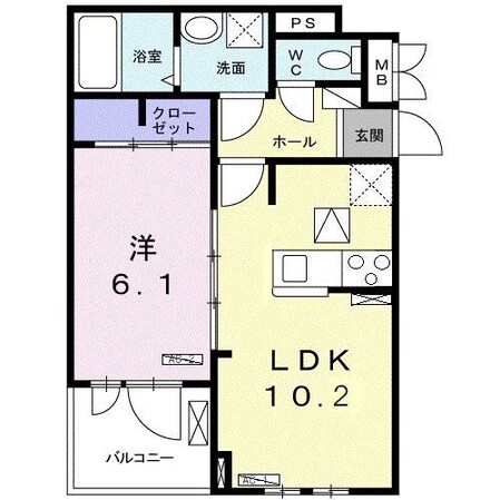 神崎川駅 徒歩12分 1階の物件間取画像